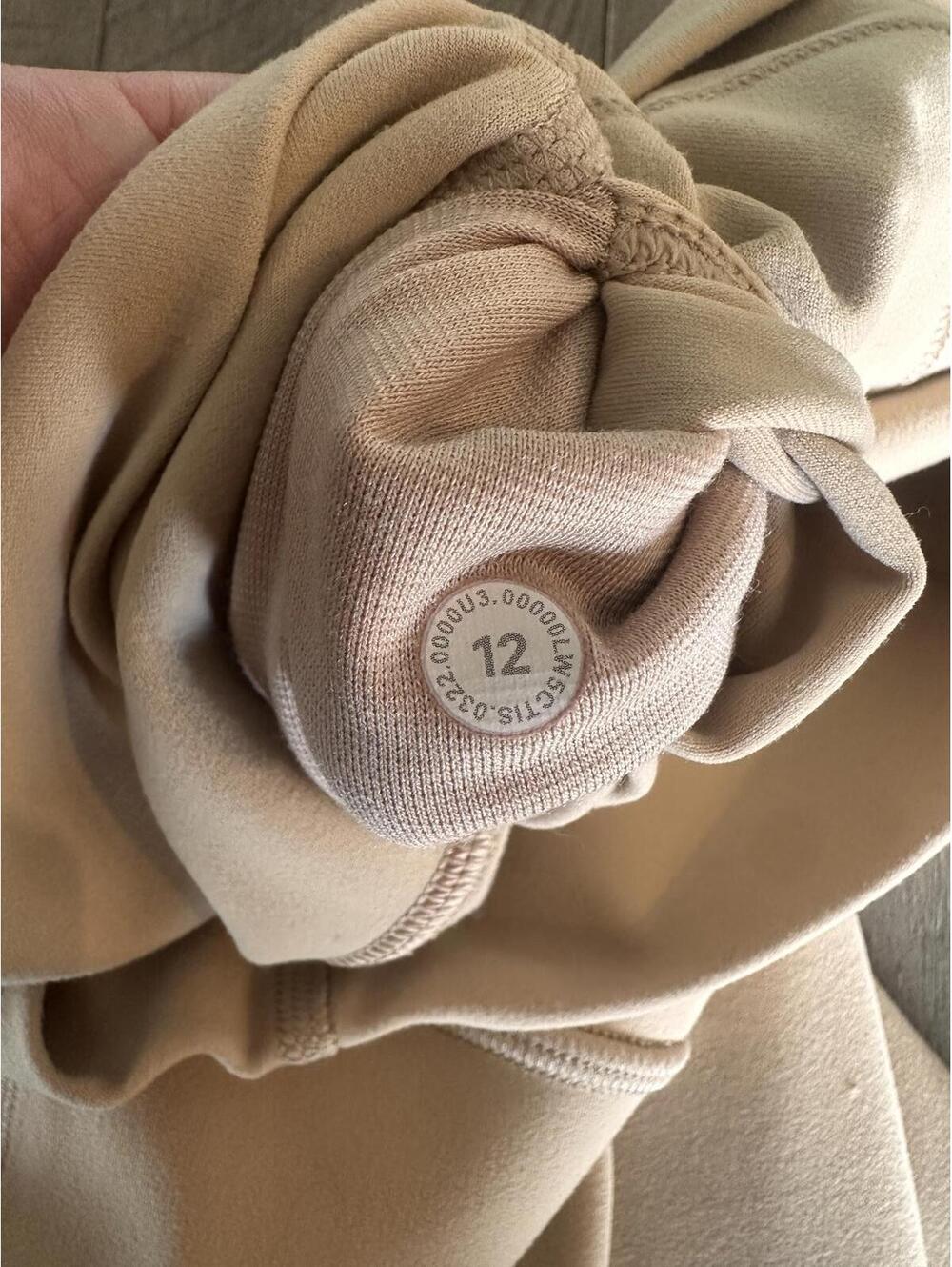Lululemon Double Lined Align High-Rise Pant 28" Leggings Tan size 12 LW5CT1S - Picture 6 of 11
